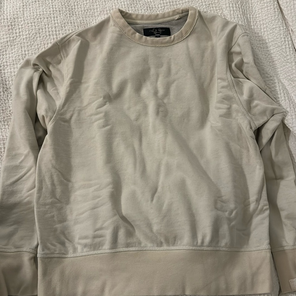 Rag & Bone Sweatshirt White Organic Cotton